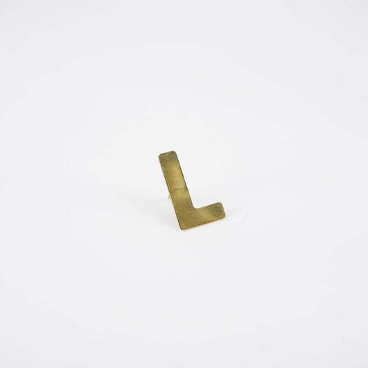Decorative nail letter L