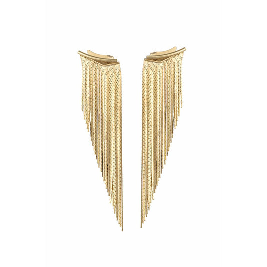 WATERFALL earrings gold