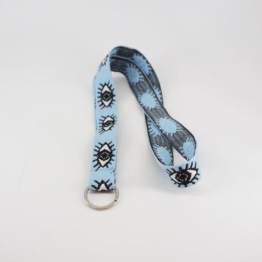 Portachiavi OCCHIETTI LUNGO AZZURO