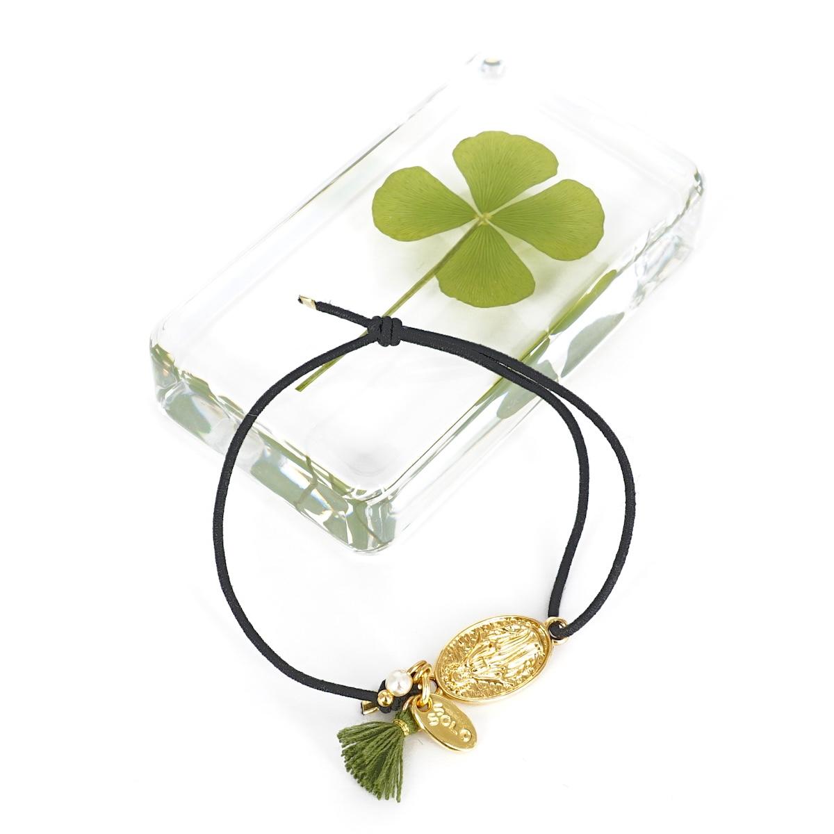 BRACCIALE MADONNINA NERO BRACCIALE MADONNINA NERO SSOLO COMPLEMENTOS 