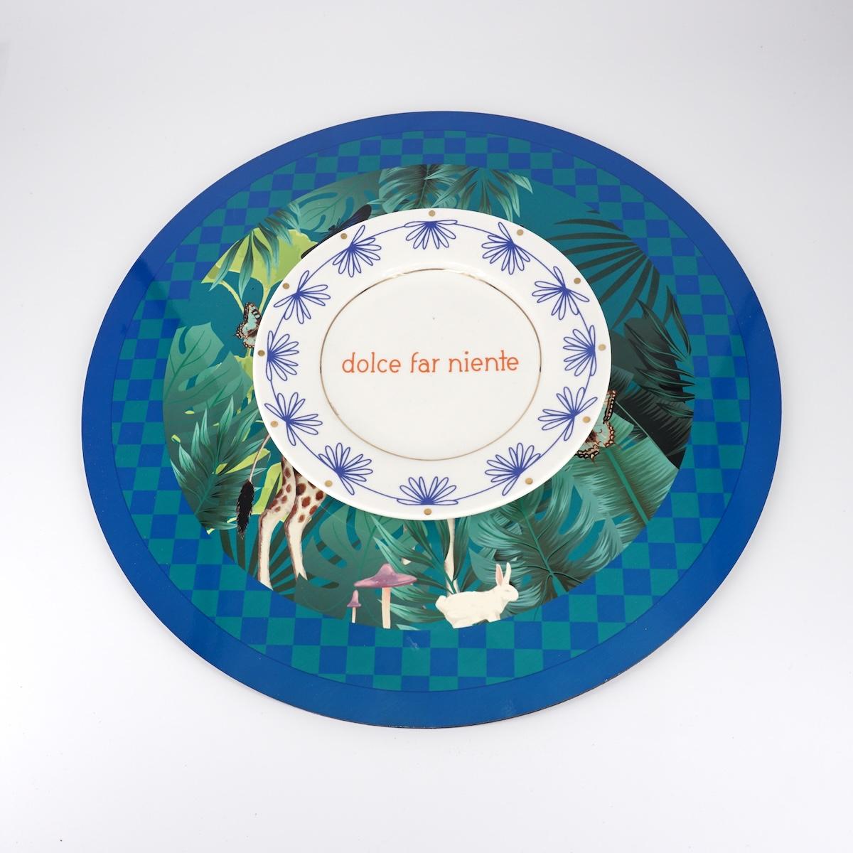 SOTTOPIATTO TONDO GIRAFFA