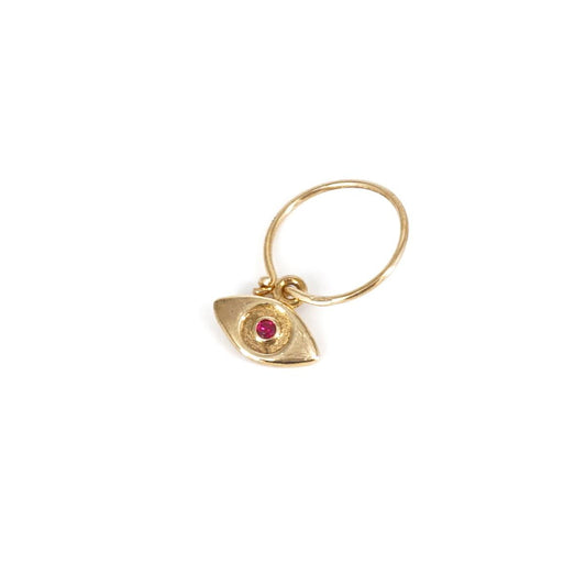 Micro mono hoop red eye