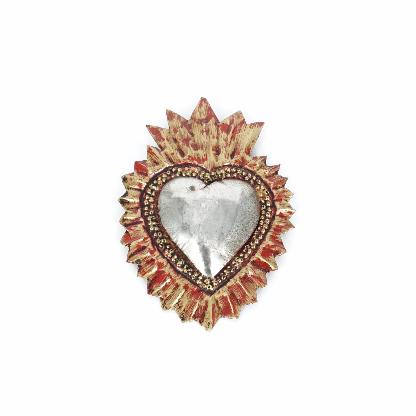 Cuore in latta small PLATINO CUORE LATTA SMALL PLATINO ARTE FASHION MEXICO 
