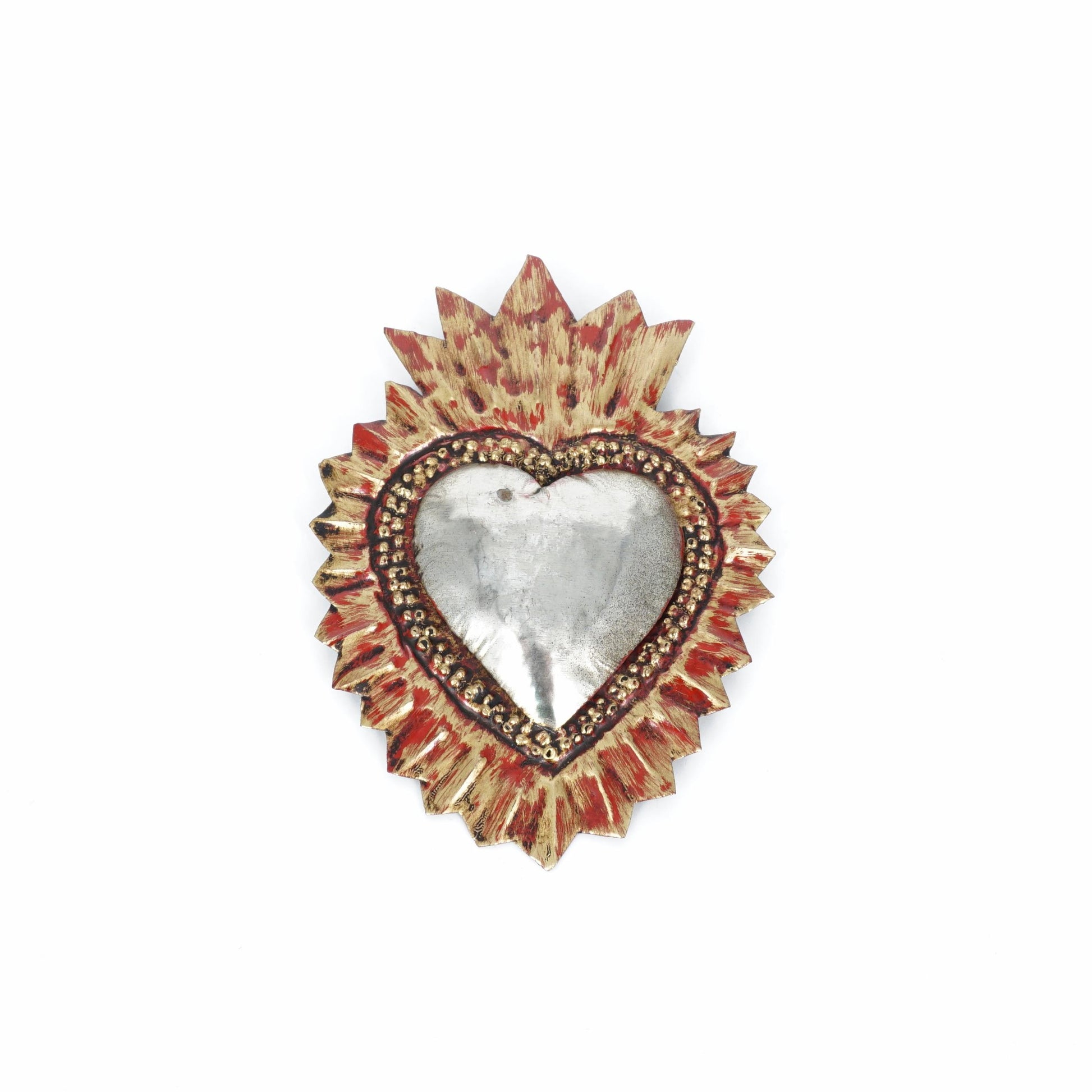 Cuore in latta small PLATINO CUORE LATTA SMALL PLATINO ARTE FASHION MEXICO 