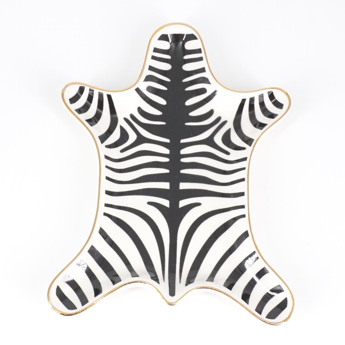 Piattino pelle di ZEBRA