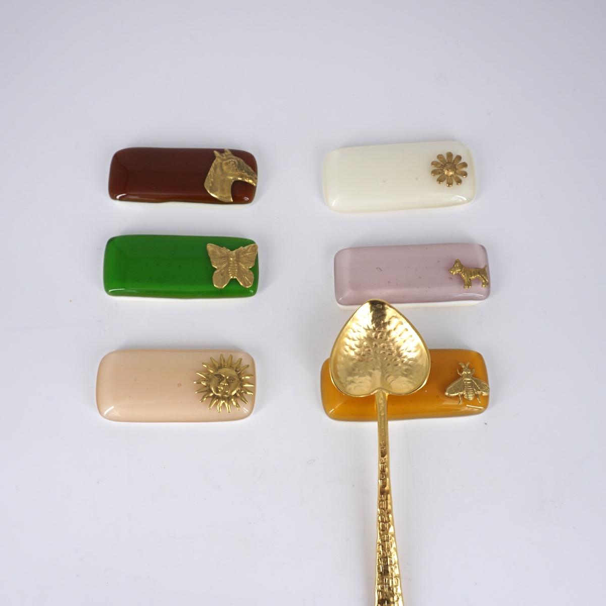 Set di 6 poggiaposate MULTICOLOR E CHARM