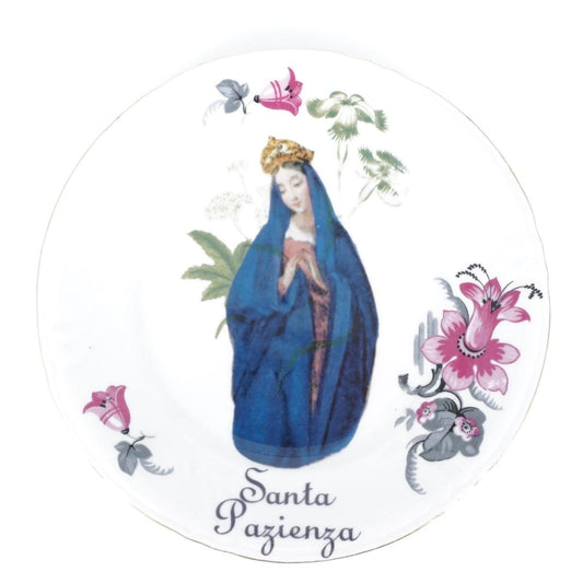 Piatto tè SANTA PAZIENZA VESTE BLU PIATTO TÈ SANTA PAZIENZA VESTE BLU BOLDISH 