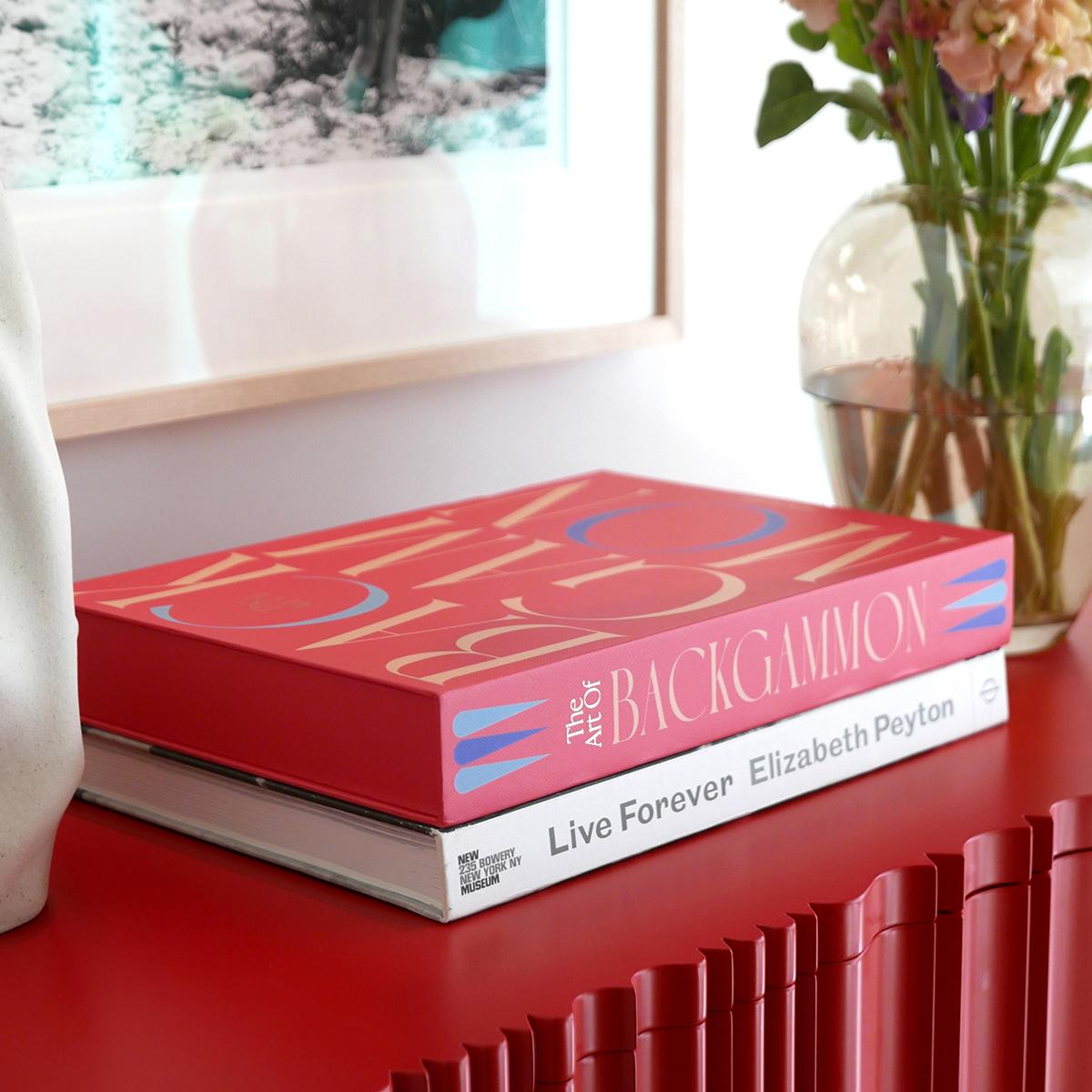 Gioco da Tavolo BACKGAMMON BACKGAMMON ROSSO PRINTWORKS 