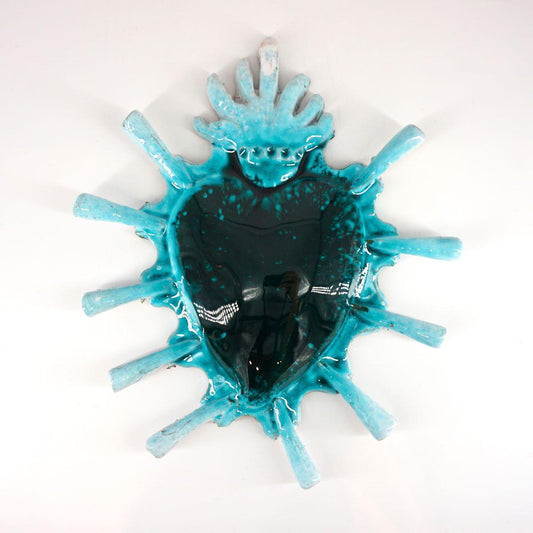 Exvoto large RAGGI aquamarine and green