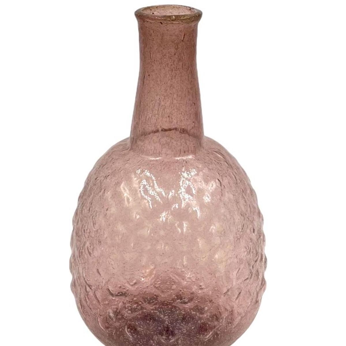 DE WELDAAD VASETTO IN VETROBASE TONDO ANANAS LILLA