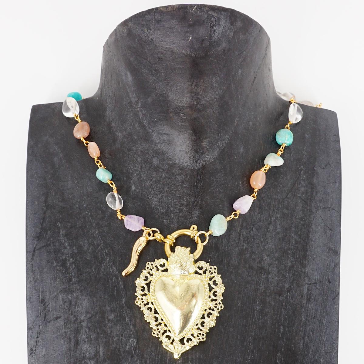 ROSARIO CON CHIUSURA FRONTALE CON EX VOTO ROSARIO CHISURA FRONTALE EX VOTO ORO BIG SOPHIE GIOIELLI 