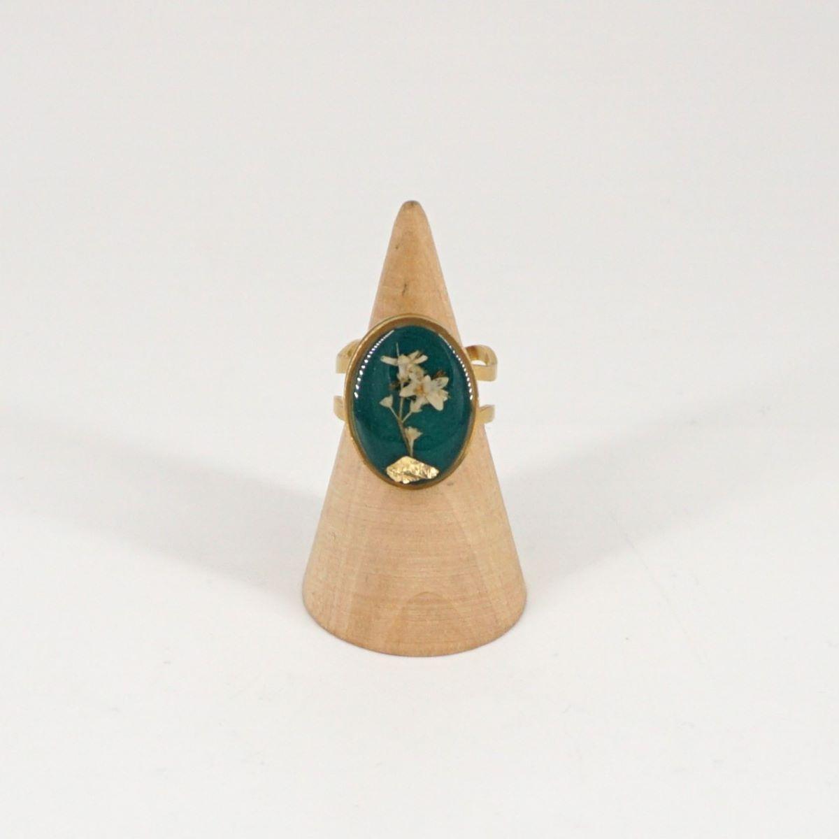 Anello ovale big Verde Smeraldo ANELLO OVALE BIG VERDE SMERALDO ANNA FADDA 