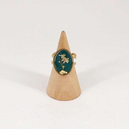 Anello ovale big Verde Smeraldo ANELLO OVALE BIG VERDE SMERALDO ANNA FADDA 