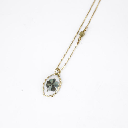 QUADRIFOGLIO necklace with pearl