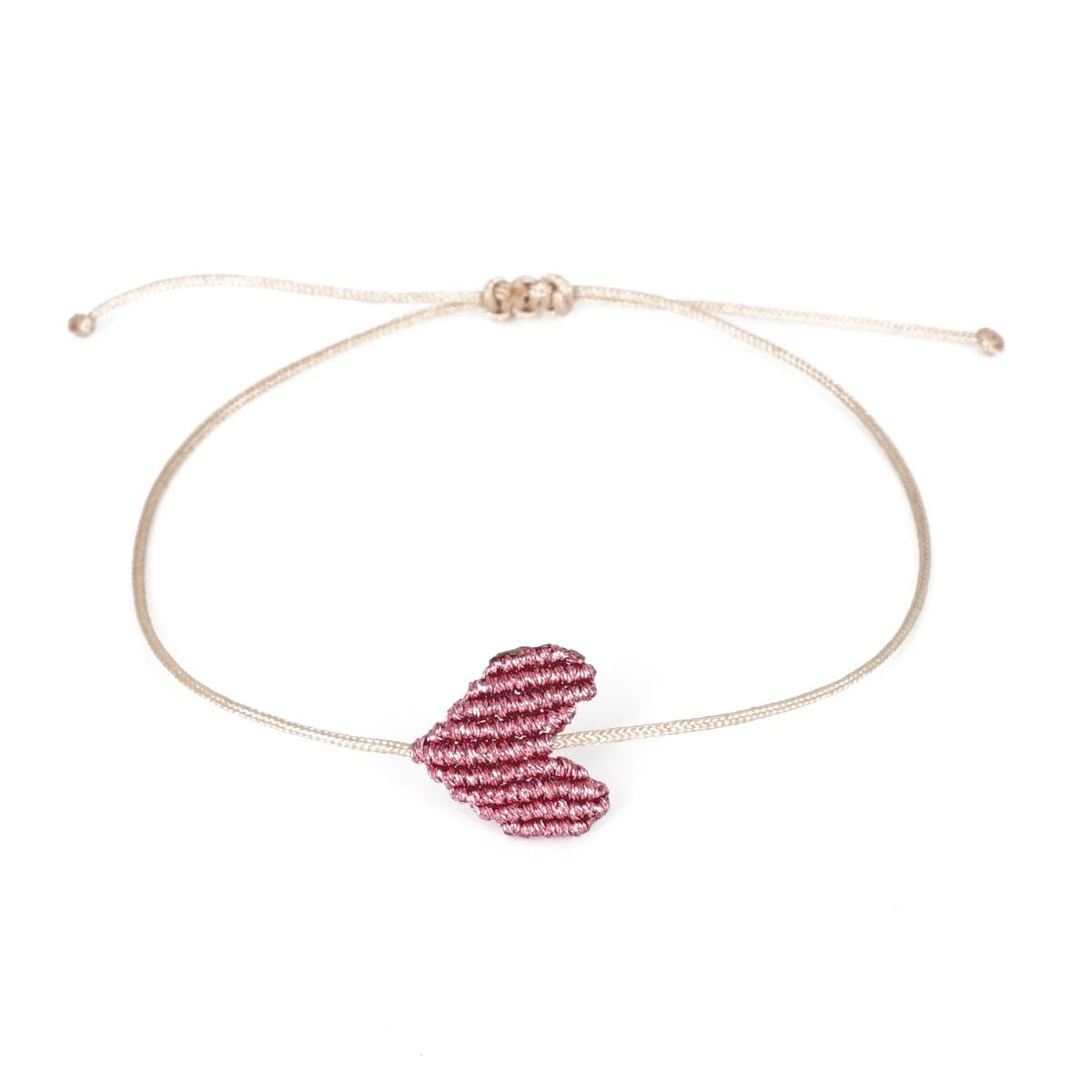 Braccialetto CUORE MINI rosa BRACCIALETTO MINI CUOREROSA NOMADEA 