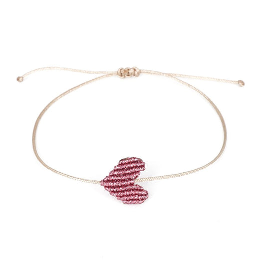 Braccialetto CUORE MINI rosa BRACCIALETTO MINI CUOREROSA NOMADEA 