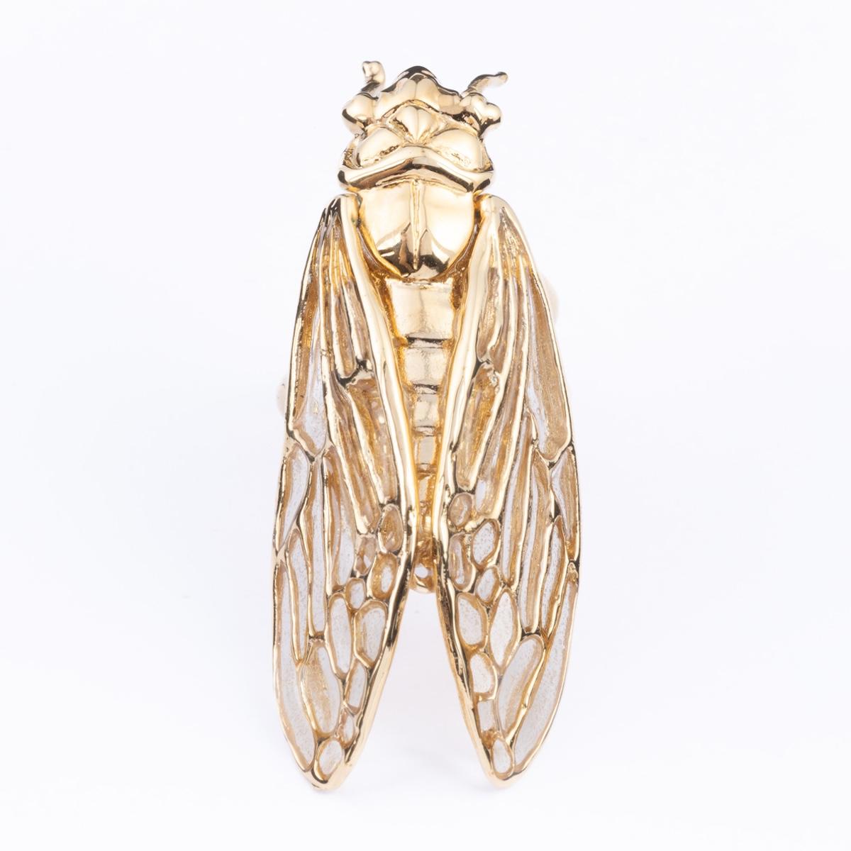 Anello CICALA ORO large ANELLO CICALA ORO LARGE OFFICINE904 