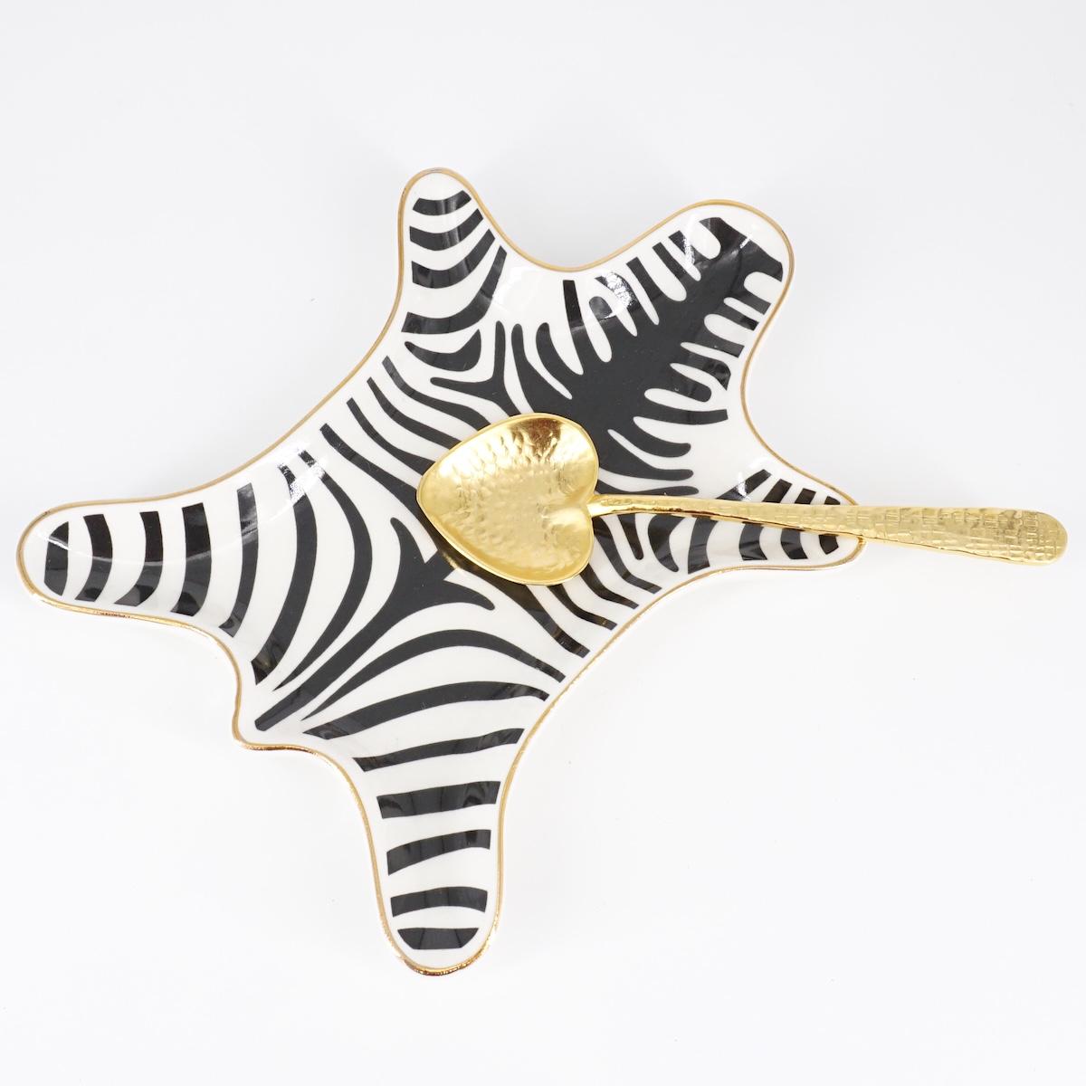 Piattino pelle di ZEBRA