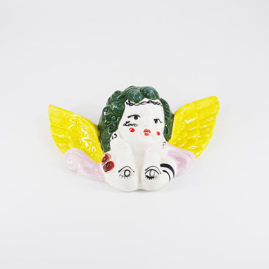 ZENJI CERAMICS ANGELO CAPELLI VERDITATTOO ALI GIALLE
