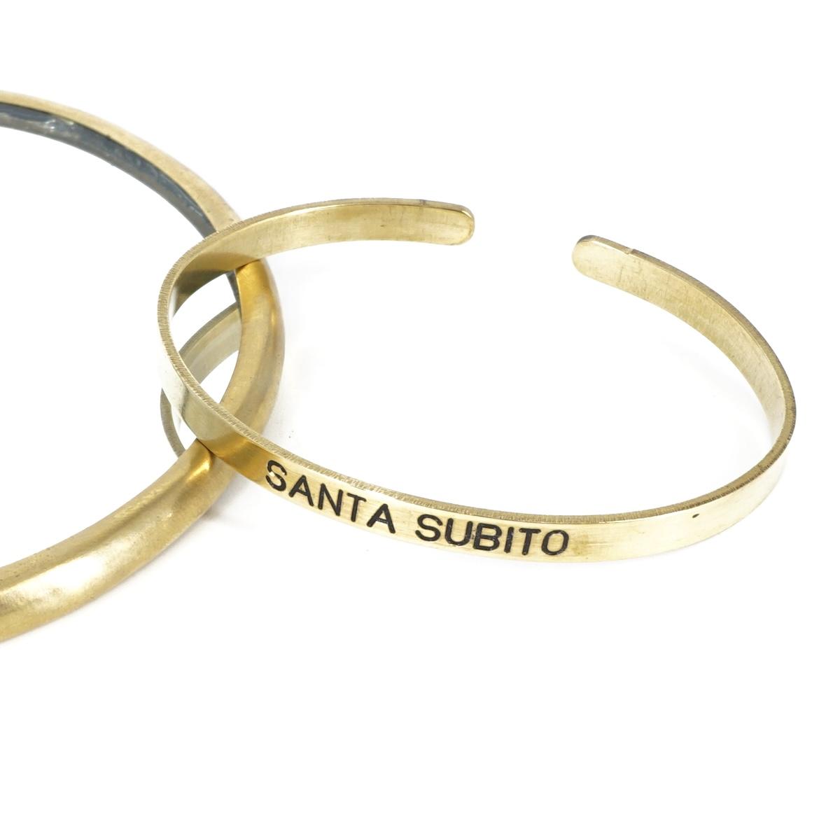 Bracciale fascia super sottile SANTA SUBITO BRACCIALE SUPER SOTTILE SANTA SUBITO BERC SOPHIE 