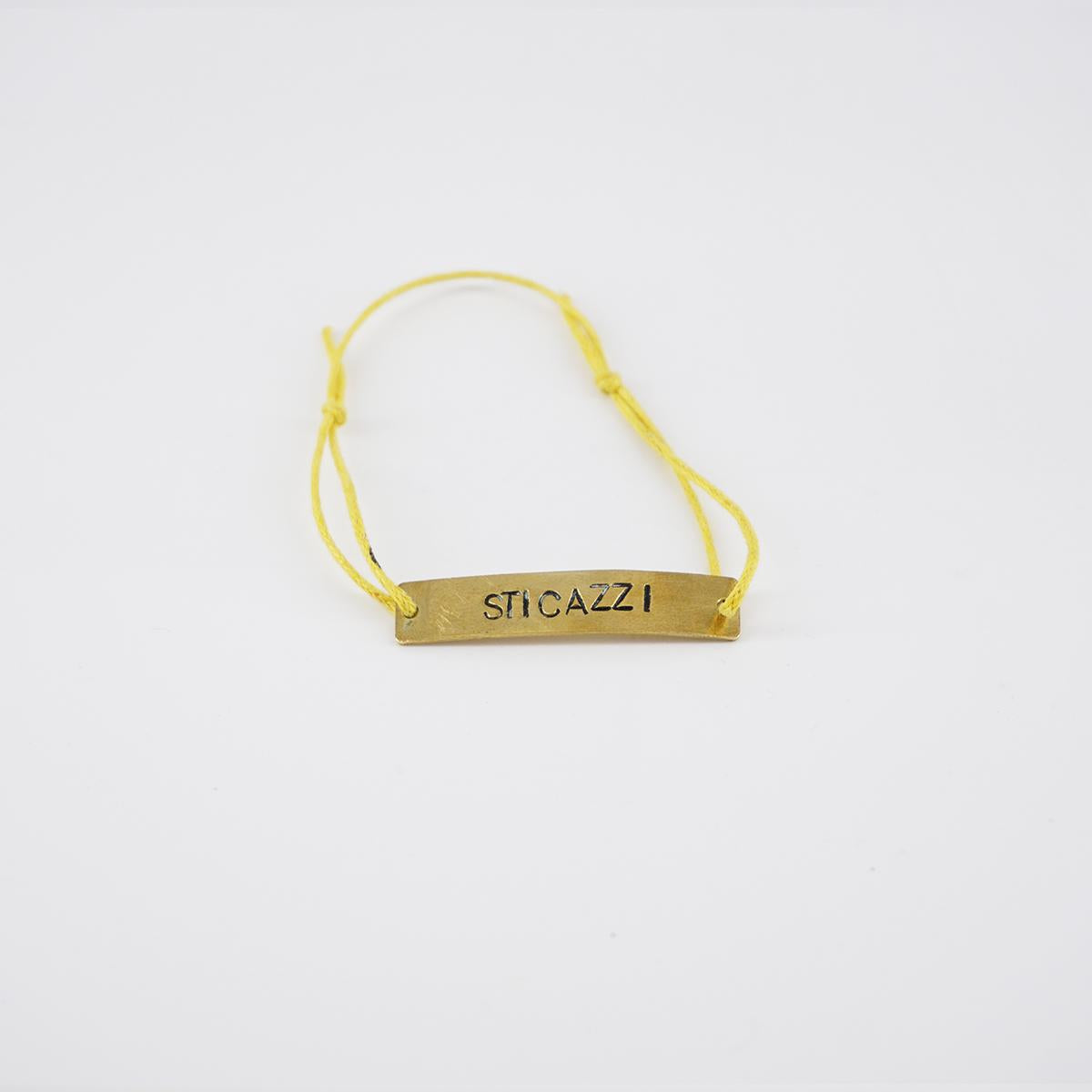 bracciale cordino sticazzi
