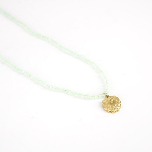 COLANA EX VOTO CRISTALLI BIANCHI
