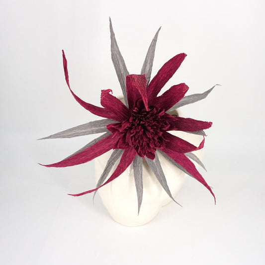 Fiore di carta BORDEAUX GRIGIO