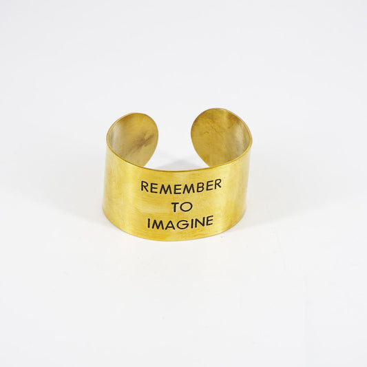 Bracciale fascia alta REMEMBER TO IMAGINE