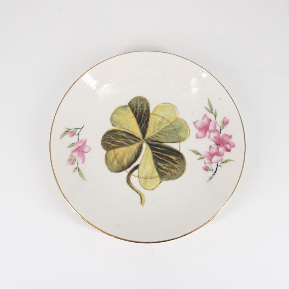 CLOVER LEAF TEA PLATE