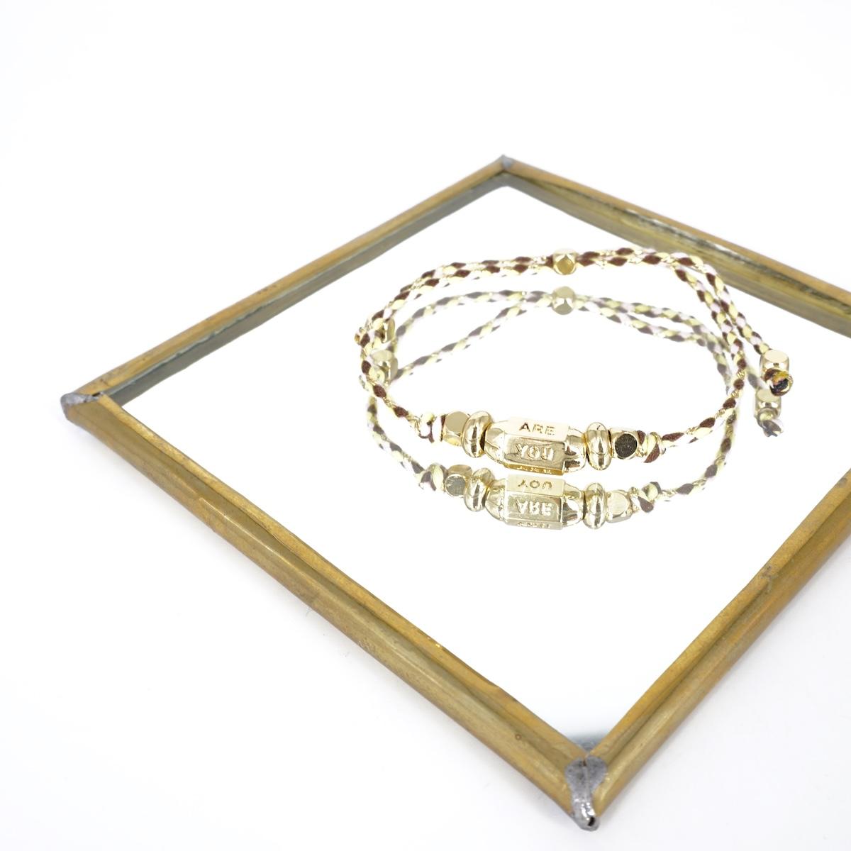 BRACCIALE CORDINO SCRIGNO MINI YOU ARE YOU BRACCIALE CORDINO SCRIGNO MINI YOU ARE YOU SOPHIE GIOIELLI 