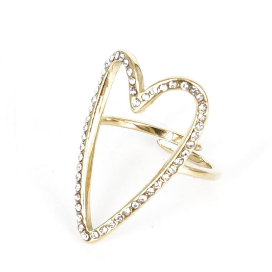 ANELLO CUORE LINEA STRASS ANELLO CUORE LINEA STRASS  SOPHIE GIOIELLI 