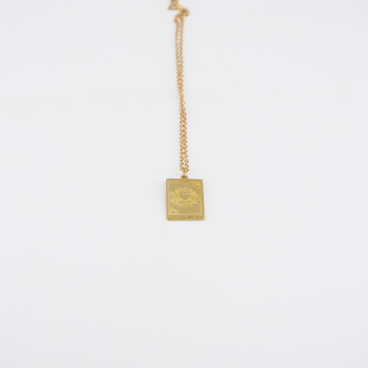 THE LOVERS Tarot Necklace