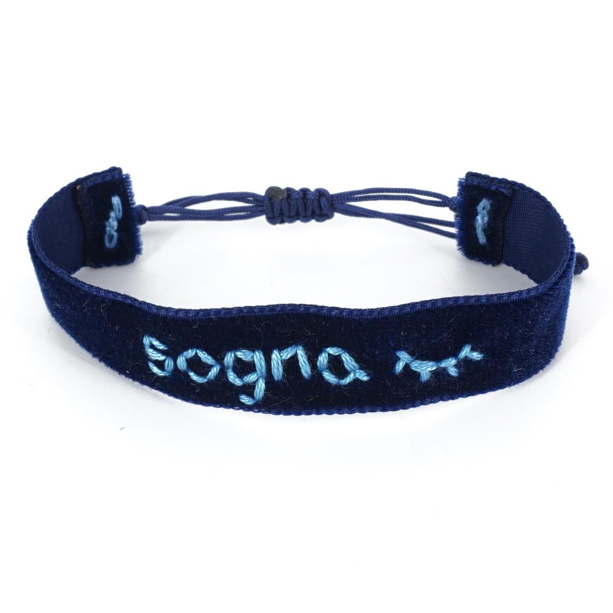 Bracciale in velluto SOGNA BRACCIALE VELLUTO SOGNA NOMADEA 