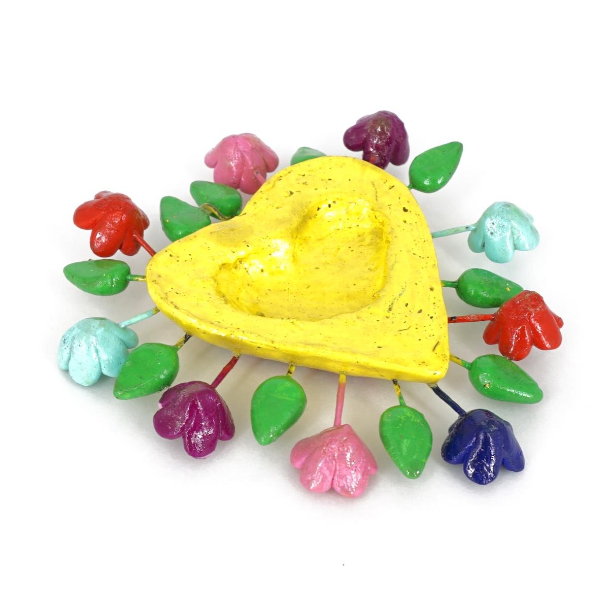 CUORE PIENO GIALLO SMALL CUORE PIENO SMALL GIALLO ORTEGA'S 
