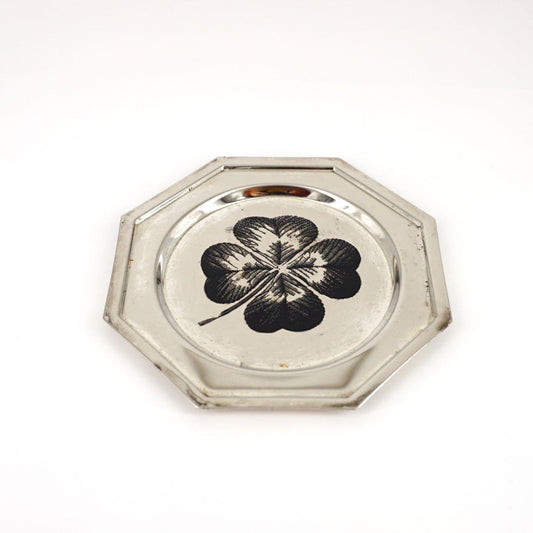 Piattino vintage QUADRIFOGLIO OTTAGONALE