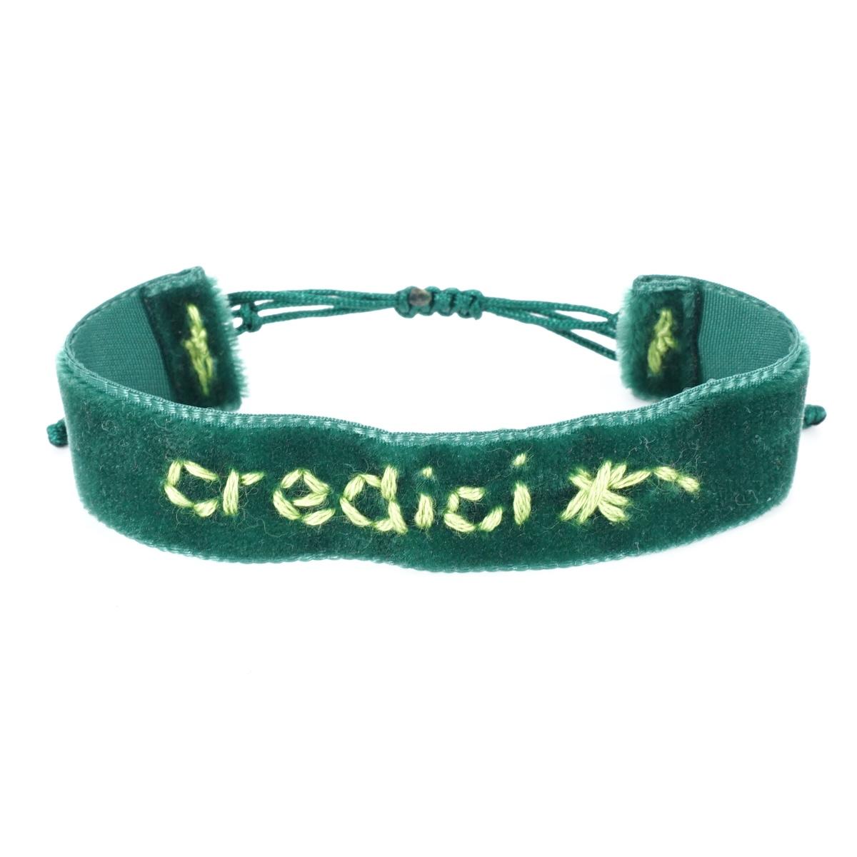 Bracciale in velluto CREDICI BRACCIALE VELLUTO CREDICI NOMADEA 