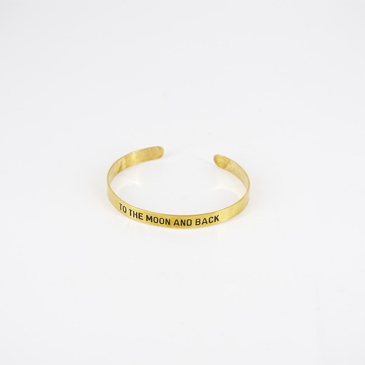 Bracciale sottile TO THE MOON AND BACK