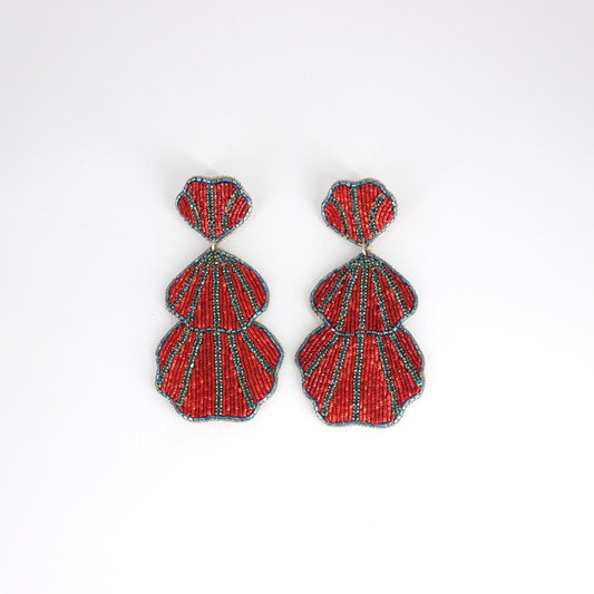 ORECCHINI LIGHT ROSSO CONCHIGLIE