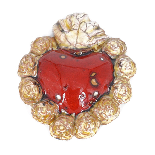 Exvoto mini ROSE beige e rosso EXVOTO MINI ROSE BEIGE/ROSSO FRATANTONI 