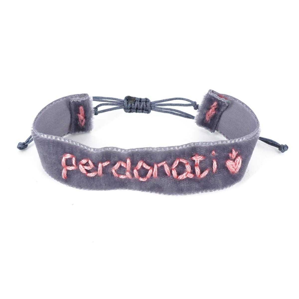 Bracciale in velluto PERDONATI BRACCIALE VELLUTO PERDONATI NOMADEA 