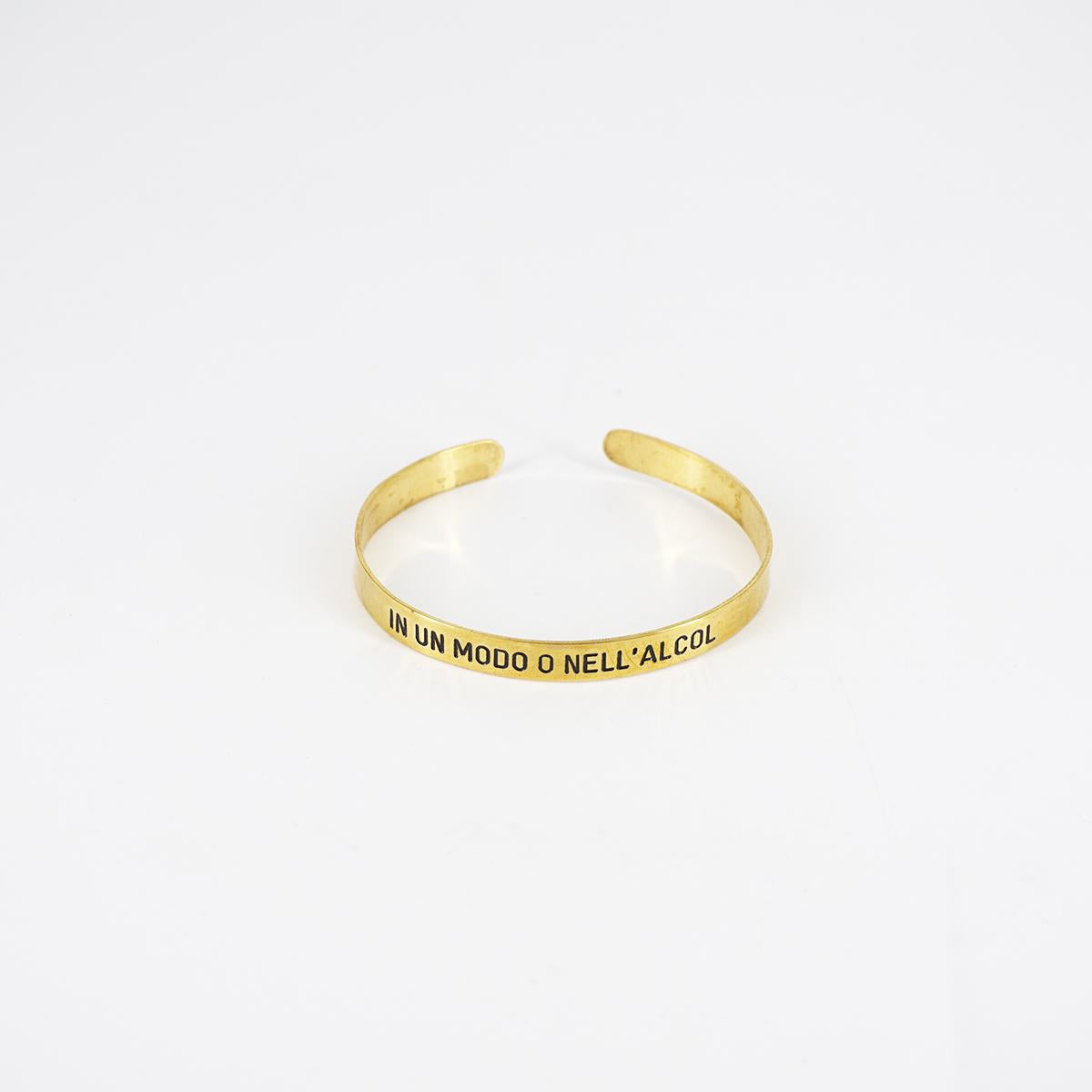 Bracciale fascia sottile IN UN MODO O NELL'ALCOL