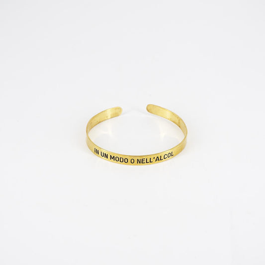 Bracciale fascia sottile IN UN MODO O NELL'ALCOL