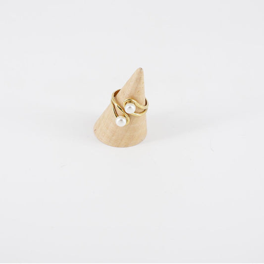 Anello PERLE SPIRALE