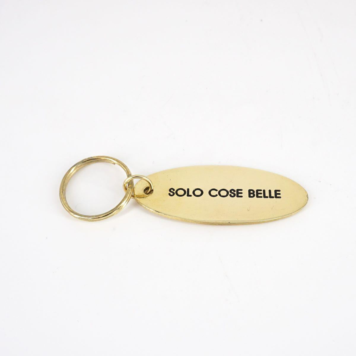 Portachiavi ovale SOLO COSE BELLE