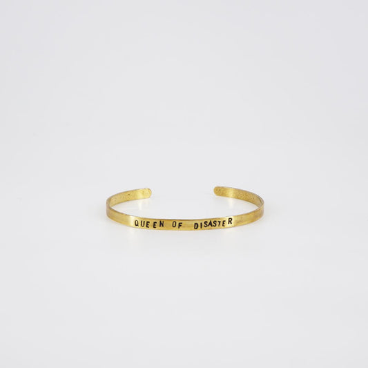 queen of disaster thin bracelet