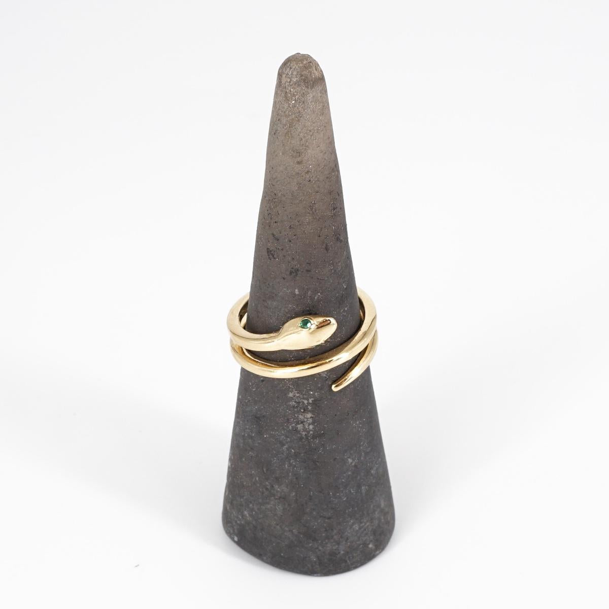 Green Snake Ring