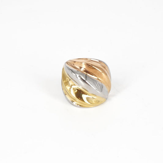 Anello TRE METALLI TORCHON ANELLO TRE METALLI TORCHON SOPHIE GIOIELLI 