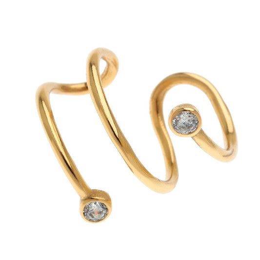 Spiral earcuff STRASS