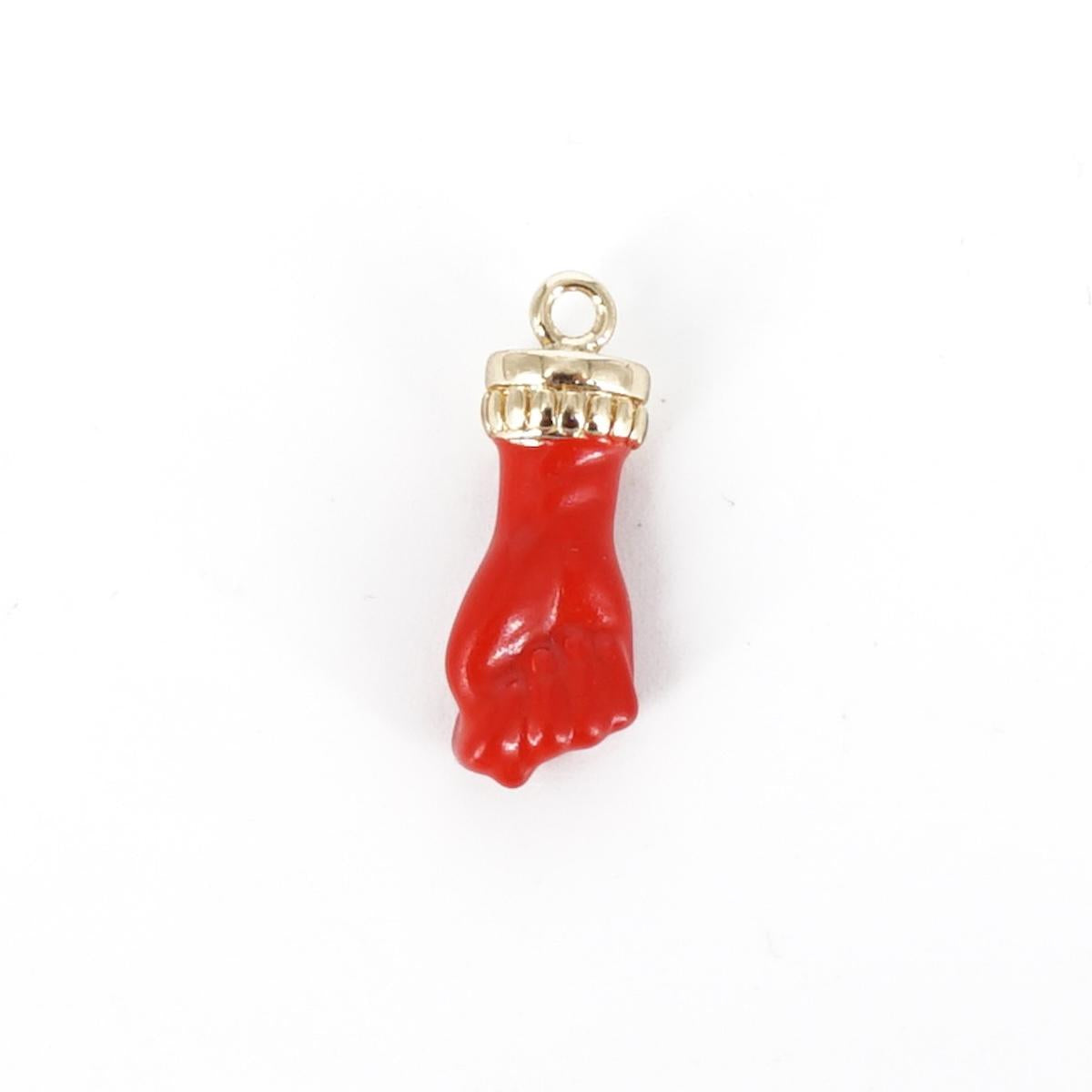 Charm MANO FIGA ROSSA CHARM MANO FIGA ROSSO SOPHIE GIOIELLI 