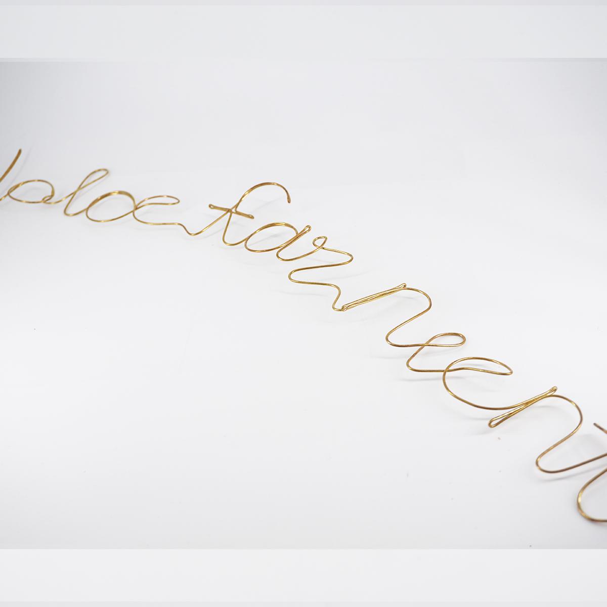 Scritta lineare dolce far niente